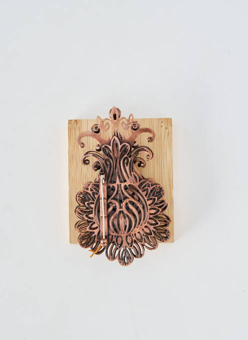 Broche matériaux métal rose KONPLOTT femme