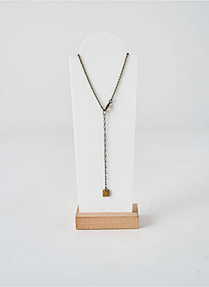 Collier ornement oxyde de zirconium bleu KONPLOTT femme