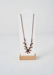 Collier ornement oxyde de zirconium rose KONPLOTT femme