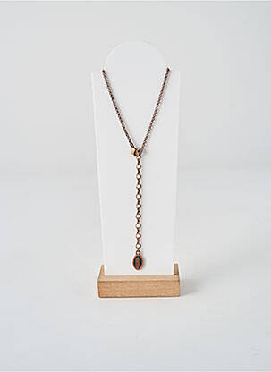 Collier ornement oxyde de zirconium rose KONPLOTT femme
