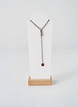Collier ornement oxyde de zirconium rose KONPLOTT femme