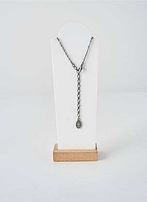 Collier ornement oxyde de zirconium argent KONPLOTT femme