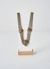 Collier ornement oxyde de zirconium or KONPLOTT femme