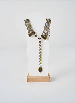 Collier ornement oxyde de zirconium or KONPLOTT femme