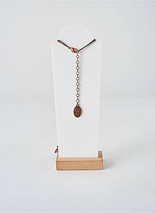 Collier ornement oxyde de zirconium rouge KONPLOTT femme