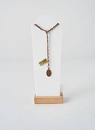 Collier ornement oxyde de zirconium rose KONPLOTT femme