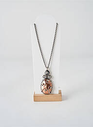 Collier ornement oxyde de zirconium argent KONPLOTT femme