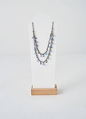 Collier ornement perles bleu KONPLOTT femme