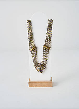 Collier ornement oxyde de zirconium or KONPLOTT femme