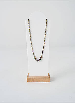 Collier ornement oxyde de zirconium rose KONPLOTT femme