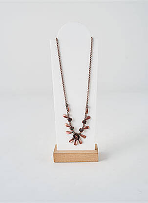 Collier ornement oxyde de zirconium rose KONPLOTT femme