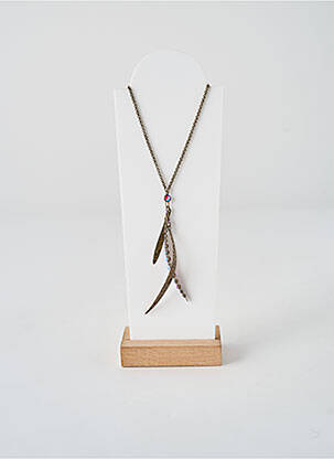 Collier ornement oxyde de zirconium rose KONPLOTT femme