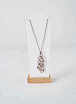 Collier ornement oxyde de zirconium rose KONPLOTT femme