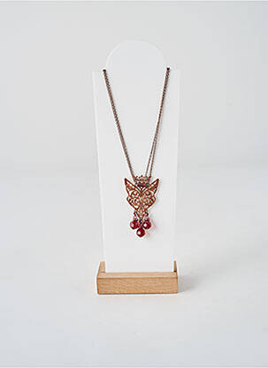 Collier ornement oxyde de zirconium rose KONPLOTT femme