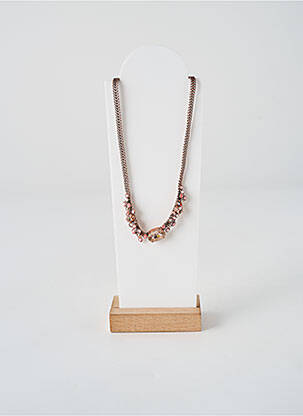 Collier ornement oxyde de zirconium rose KONPLOTT femme