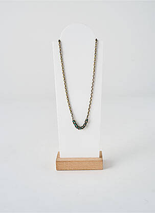 Collier ornement oxyde de zirconium vert KONPLOTT femme