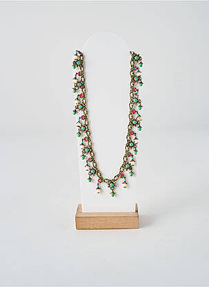 Collier ornement oxyde de zirconium vert KONPLOTT femme