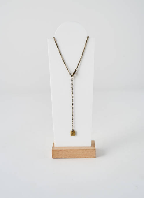 Collier ornement oxyde de zirconium bleu KONPLOTT femme