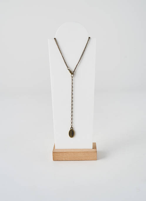 Collier matériaux métal bleu KONPLOTT femme