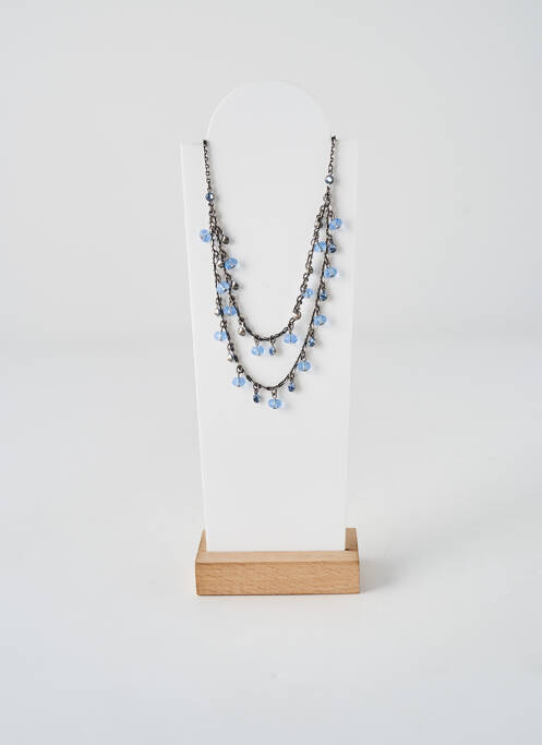 Collier ornement perles bleu KONPLOTT femme