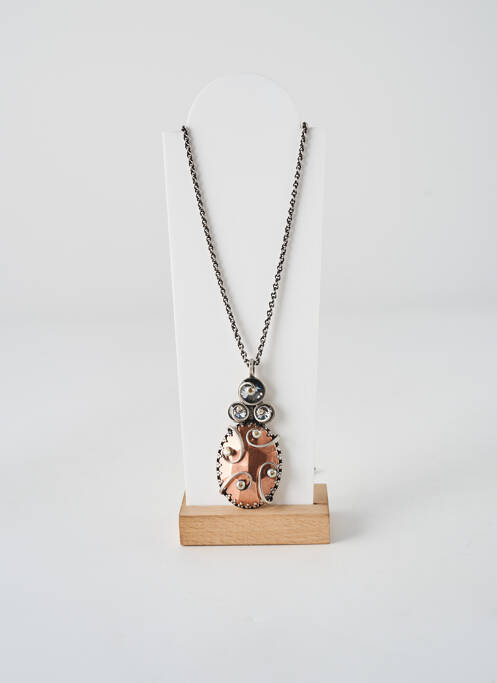 Collier ornement oxyde de zirconium argent KONPLOTT femme