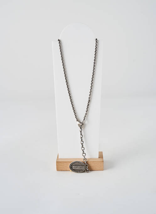 Collier ornement oxyde de zirconium argent KONPLOTT femme