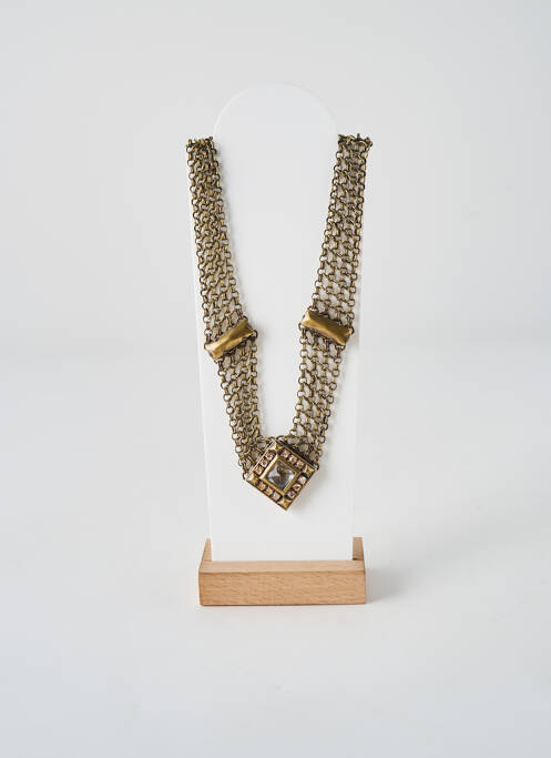 Collier ornement oxyde de zirconium or KONPLOTT femme