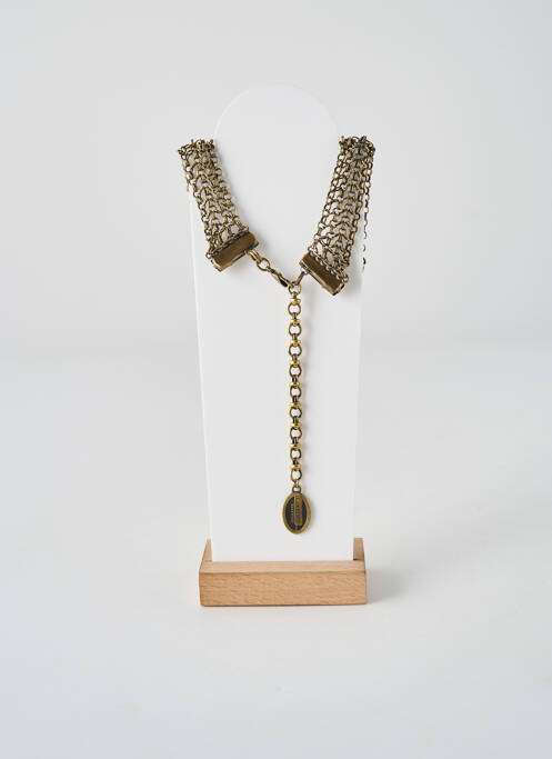 Collier ornement oxyde de zirconium or KONPLOTT femme