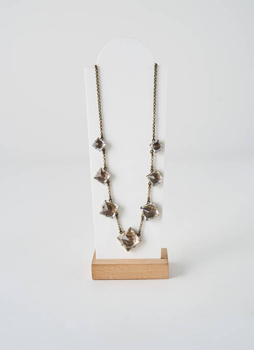 Collier ornement oxyde de zirconium or KONPLOTT femme