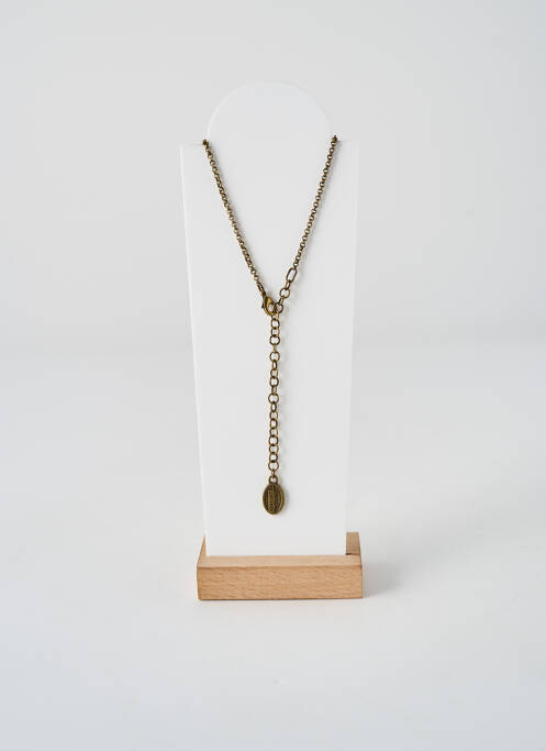 Collier ornement oxyde de zirconium jaune KONPLOTT femme