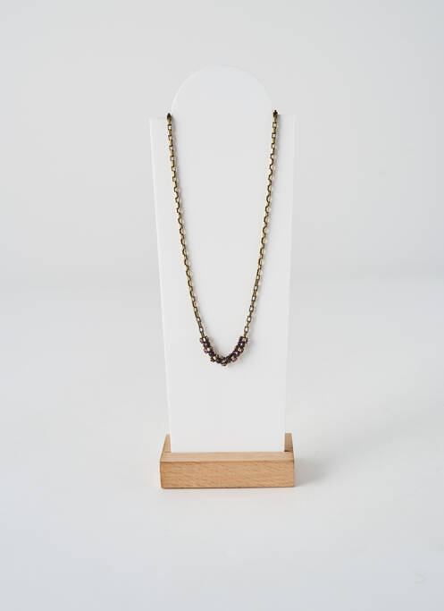 Collier ornement oxyde de zirconium rose KONPLOTT femme