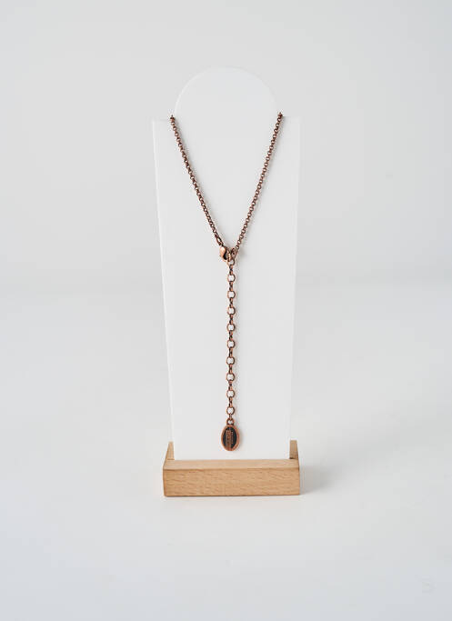 Collier ornement oxyde de zirconium rose KONPLOTT femme