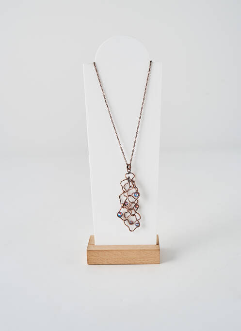 Collier ornement oxyde de zirconium rose KONPLOTT femme