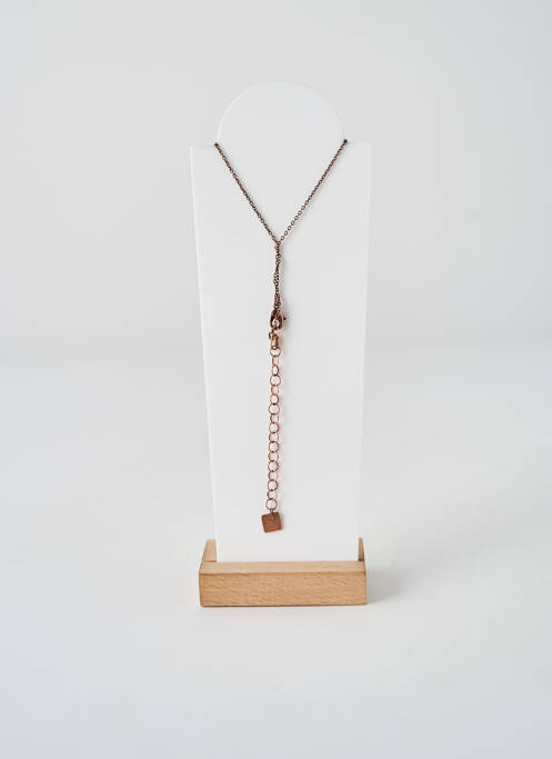 Collier ornement oxyde de zirconium rose KONPLOTT femme