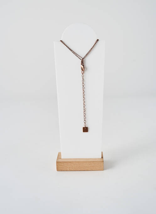 Collier ornement oxyde de zirconium rose KONPLOTT femme