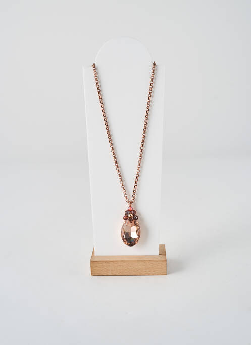 Collier ornement oxyde de zirconium rose KONPLOTT femme
