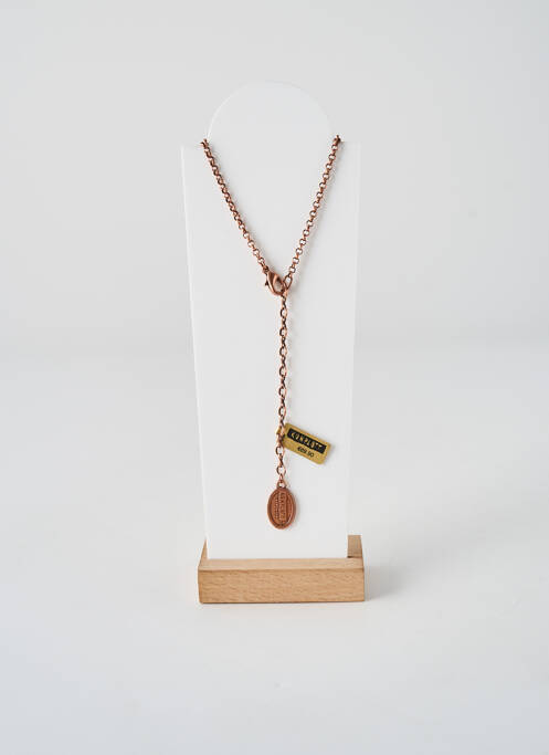 Collier ornement oxyde de zirconium rose KONPLOTT femme