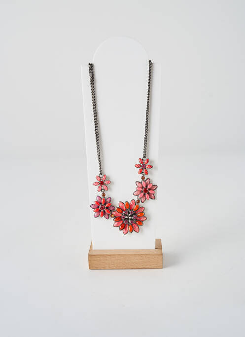 Collier ornement oxyde de zirconium rose KONPLOTT femme