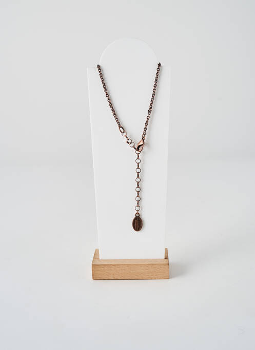 Collier ornement oxyde de zirconium rouge KONPLOTT femme