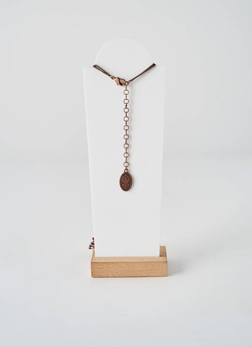 Collier ornement oxyde de zirconium rouge KONPLOTT femme