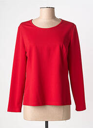 Top stretch manches longues rouge MERI & ESCA femme