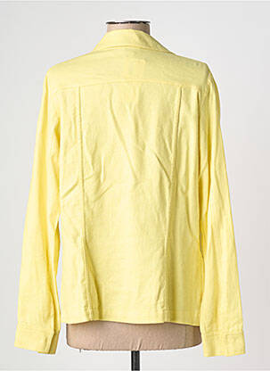 Veste casual poches jaune GUY DUBOUIS femme