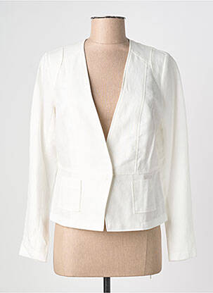 Veste chic poches blanc GUY DUBOUIS femme