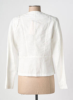 Veste chic poches blanc GUY DUBOUIS femme