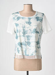 Top stretch manches courtes vert MERI & ESCA femme