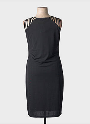 Robe mi-longue sans manche sans manche noir MERI & ESCA femme
