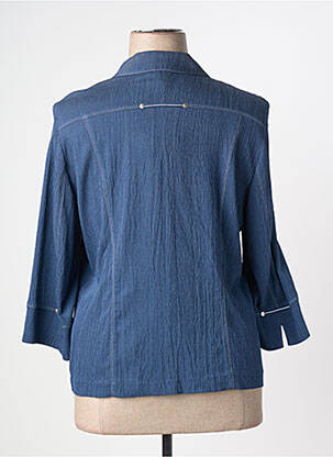 Blazer fausses poches bleu GUY DUBOUIS femme