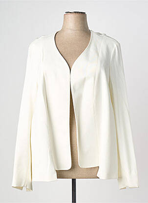 Veste chic col v beige GUY DUBOUIS femme