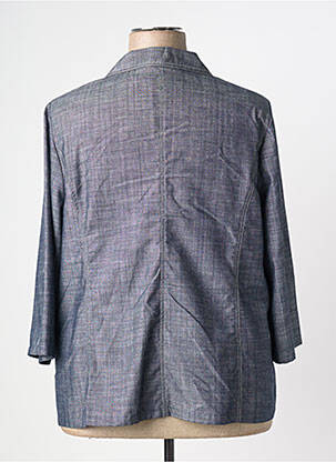 Blazer fermeture boutonnée sur le devant bleu FRANCE RIVOIRE femme