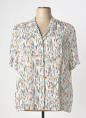 Chemisier blanc FRANCE RIVOIRE femme